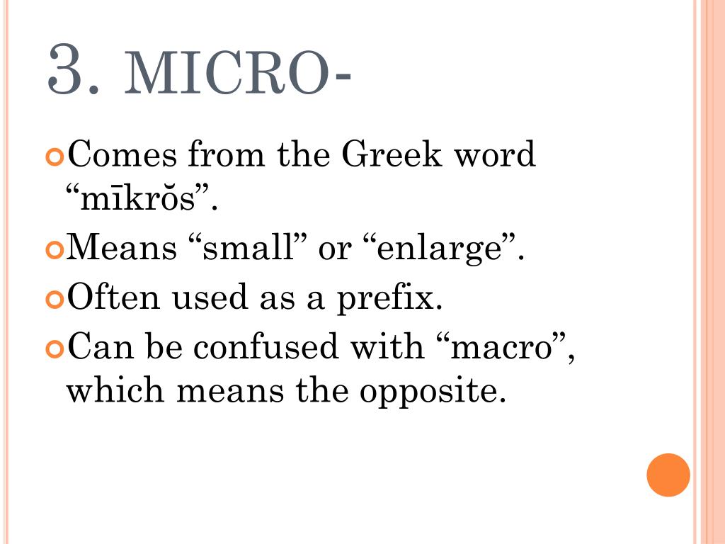 PPT GREEK WORD PARTS PowerPoint Presentation, free download ID2571569