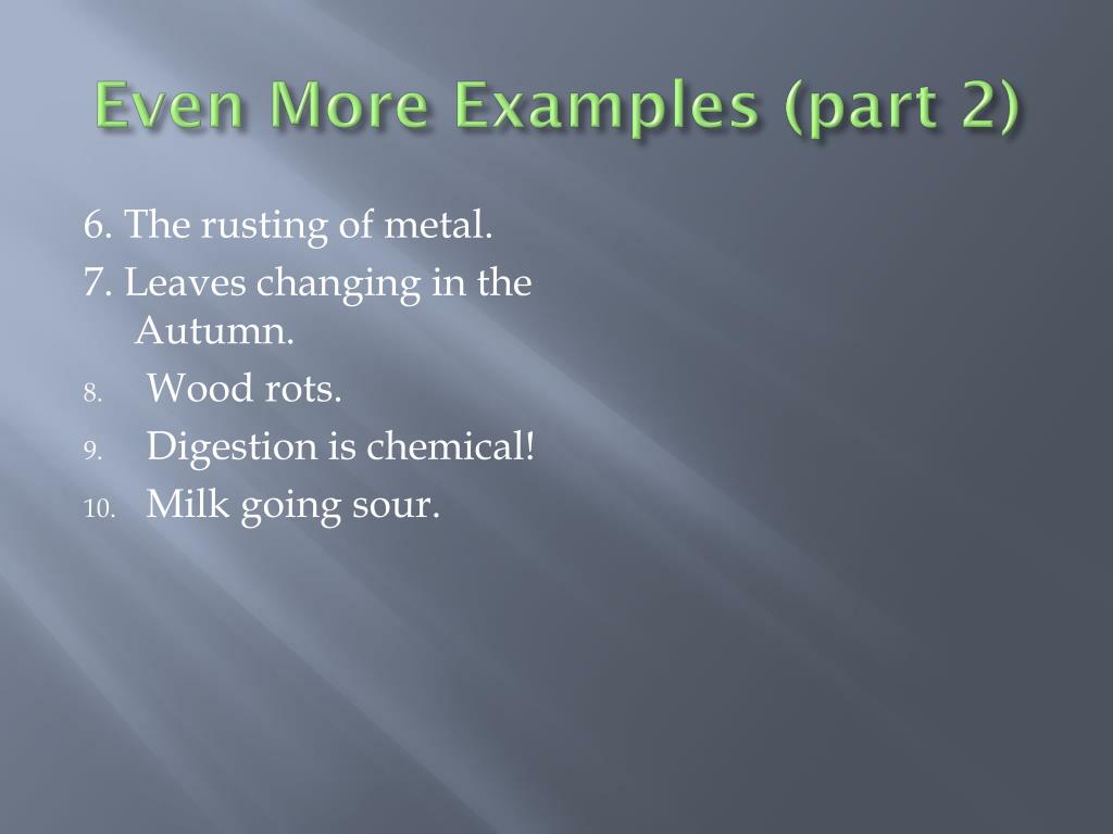 PPT Change of the Physical and Chemical Varieties PowerPoint