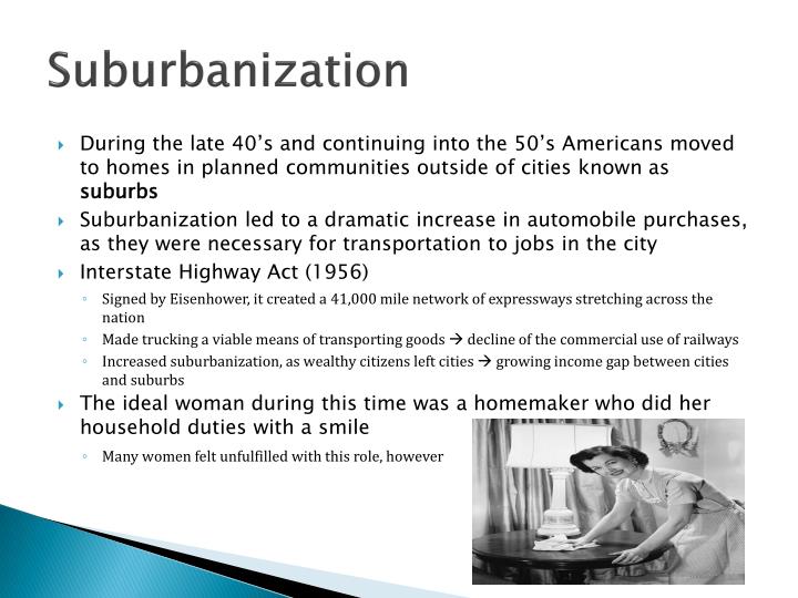 PPT American Life & Culture in the 50’s PowerPoint Presentation ID