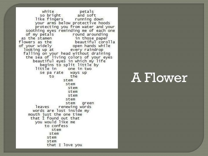 PPT Concrete Poetry PowerPoint Presentation ID2573855