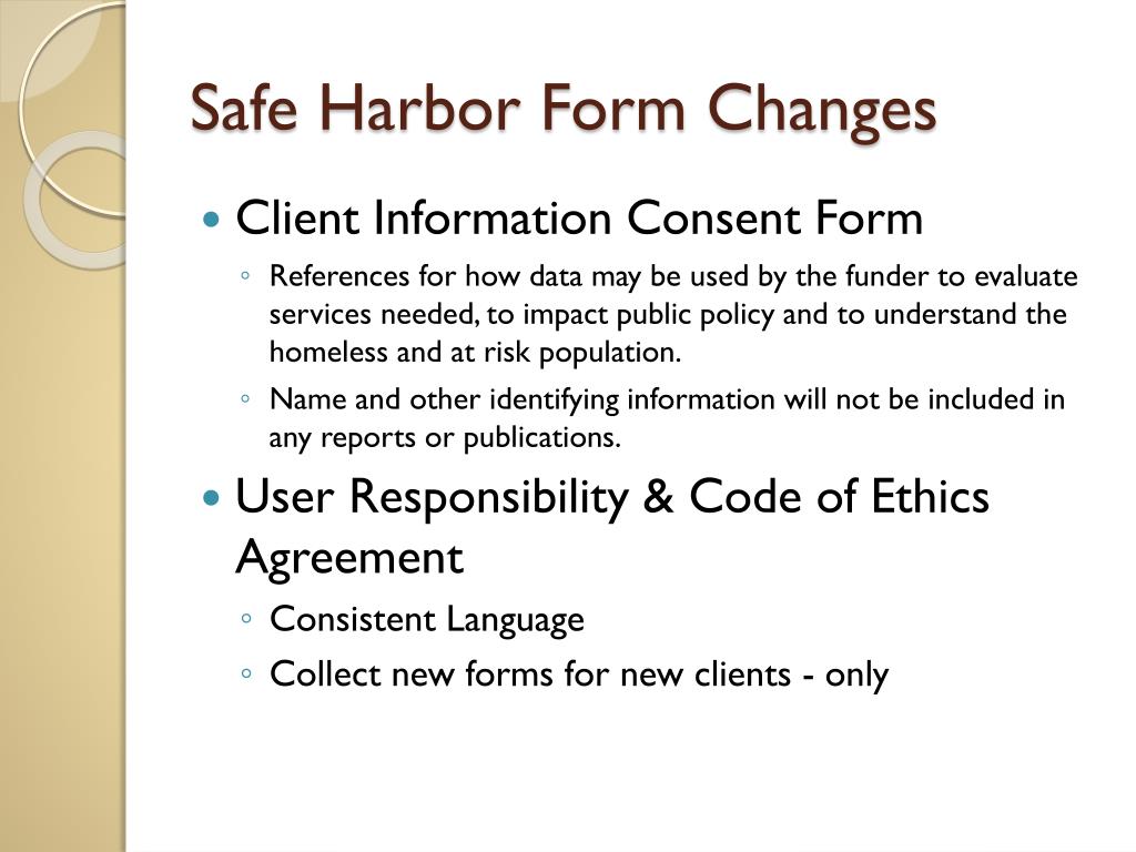 PPT Safe Harbors Quarterly Partner’s Meeting PowerPoint Presentation