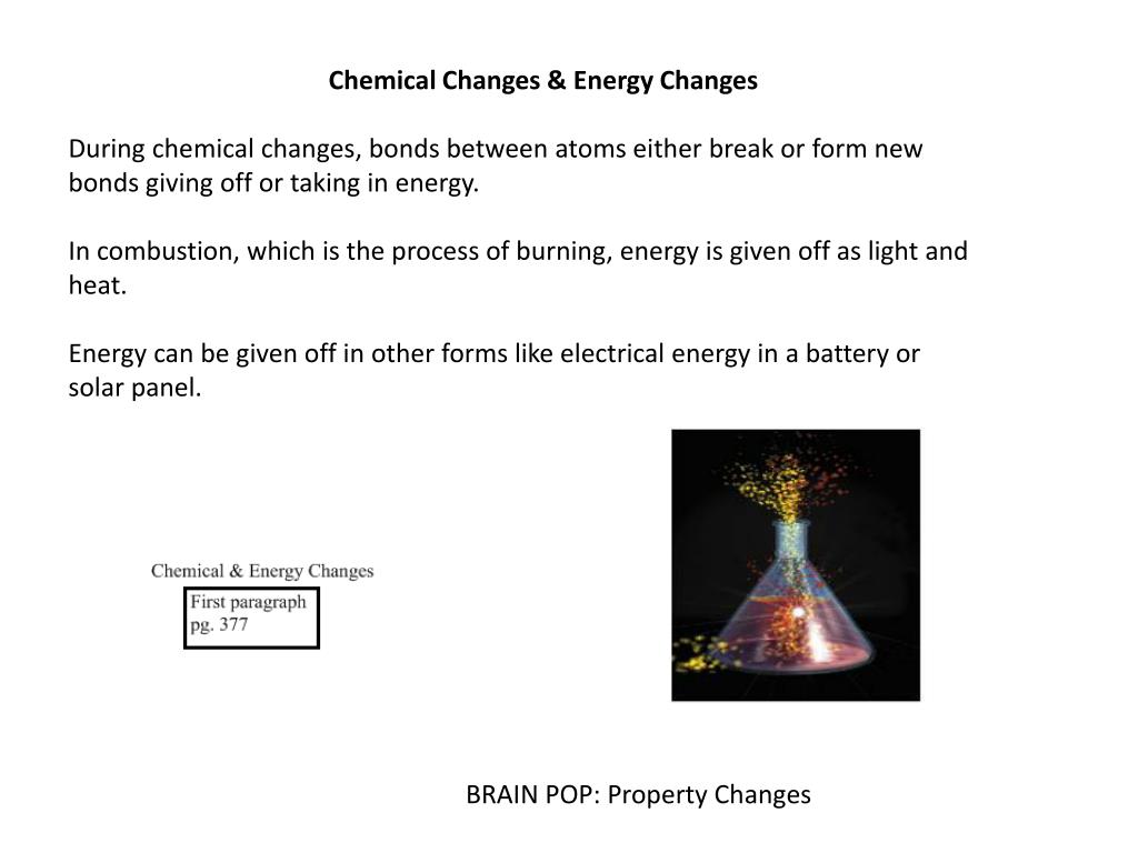 PPT Access Prior Knowledge Lesson 1 What are chemical changes
