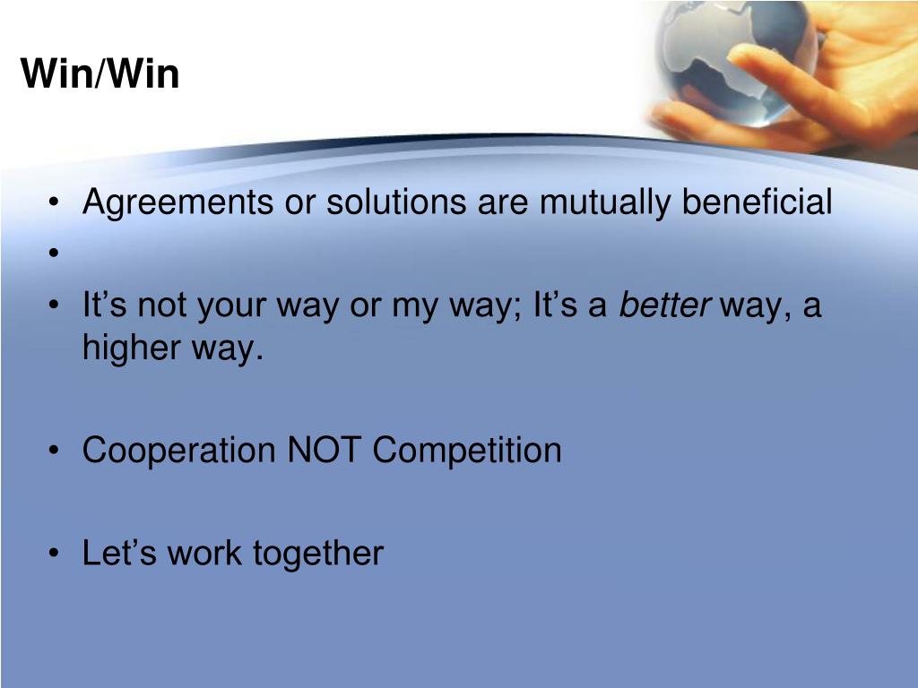 PPT Habit 4 Think Win/Win PowerPoint Presentation, free download