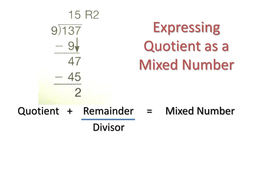 PPT Domain 2, Lesson 8 Quotients as Equations PowerPoint Presentation