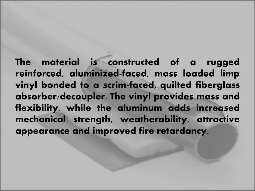 PPT PIPE/DUCT LAGGING MATERIAL PowerPoint Presentation, free download ID2576644