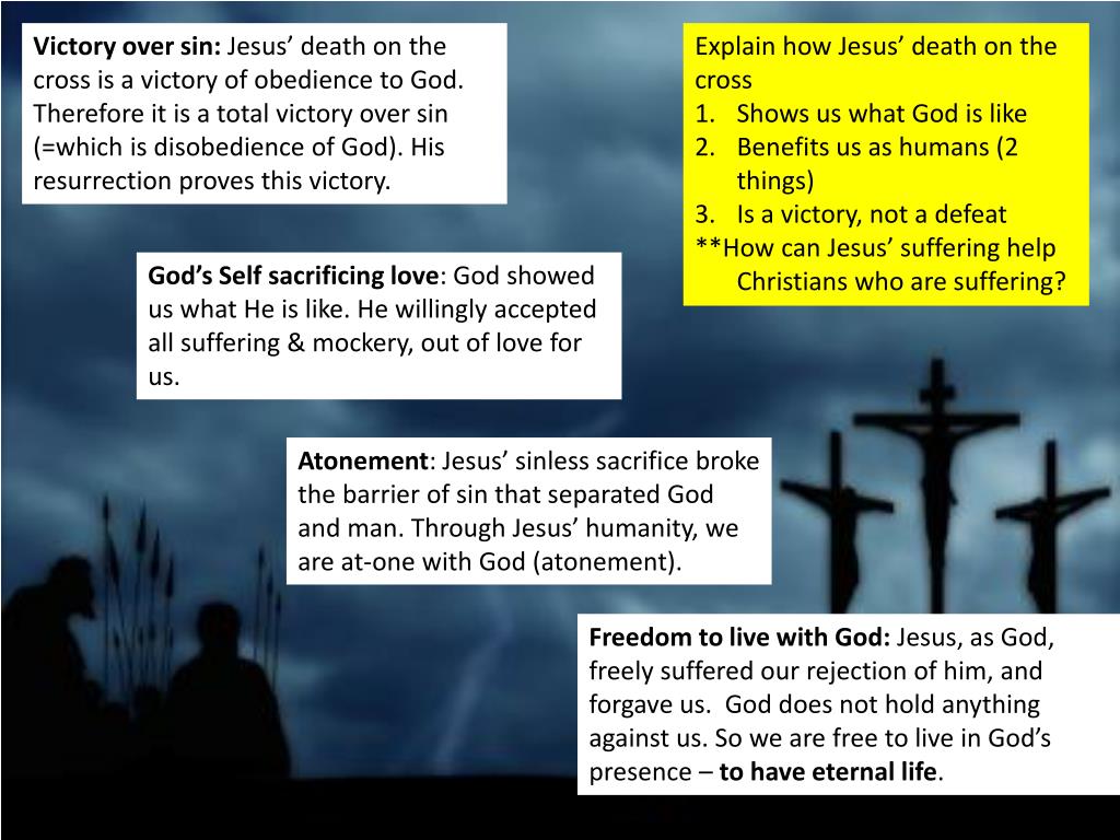 PPT The Meaning of Jesus’ Death PowerPoint Presentation, free