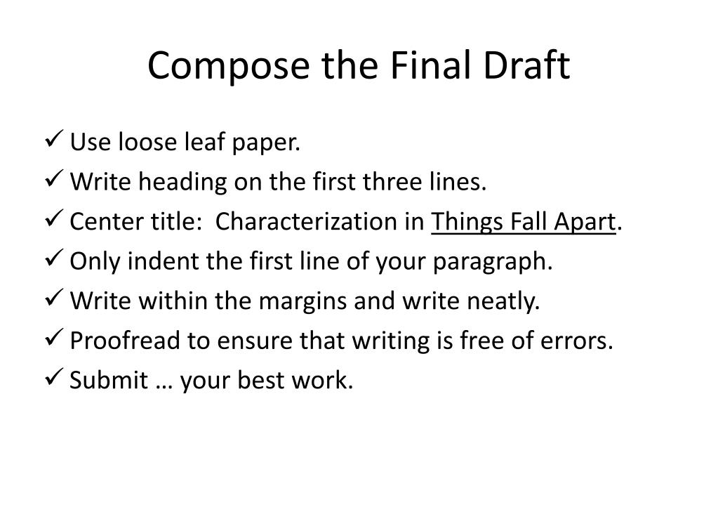PPT AEC Paragraph Writing PowerPoint Presentation, free download