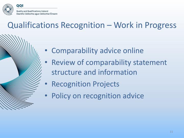 PPT Qualifications Recognition PowerPoint Presentation ID2579317