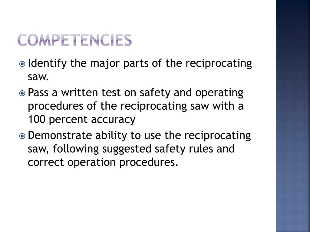 PPT Reciprocating Saw Safety PowerPoint Presentation, free download