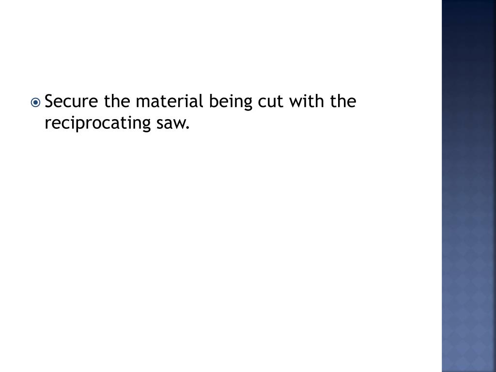 PPT Reciprocating Saw Safety PowerPoint Presentation, free download