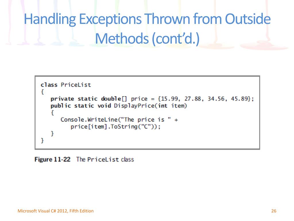 PPT Chapter 11 Exception Handling PowerPoint Presentation, free