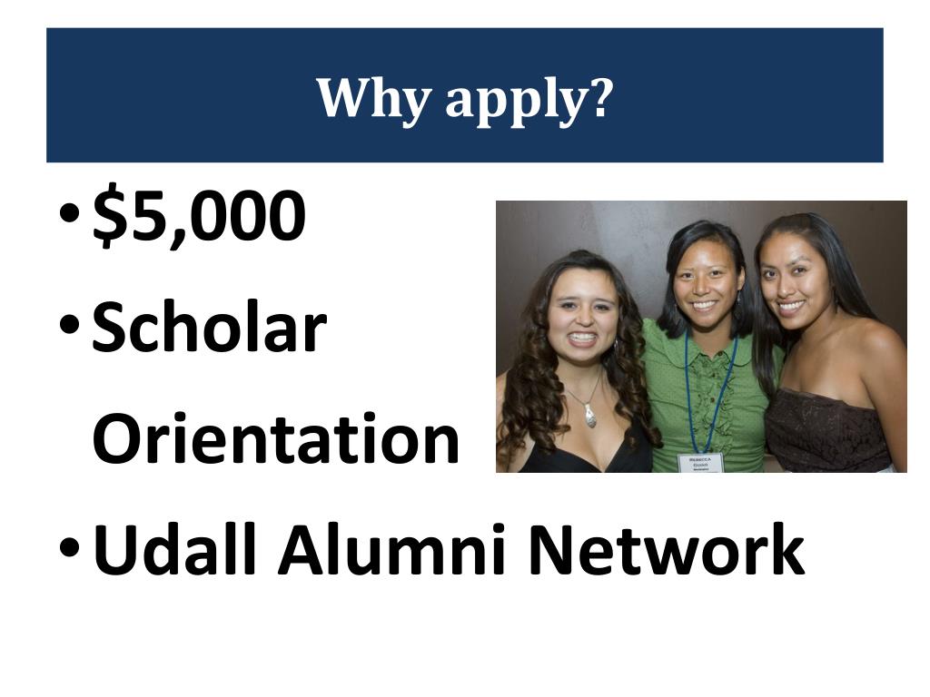 PPT Apply for the Udall Scholarship! PowerPoint Presentation, free