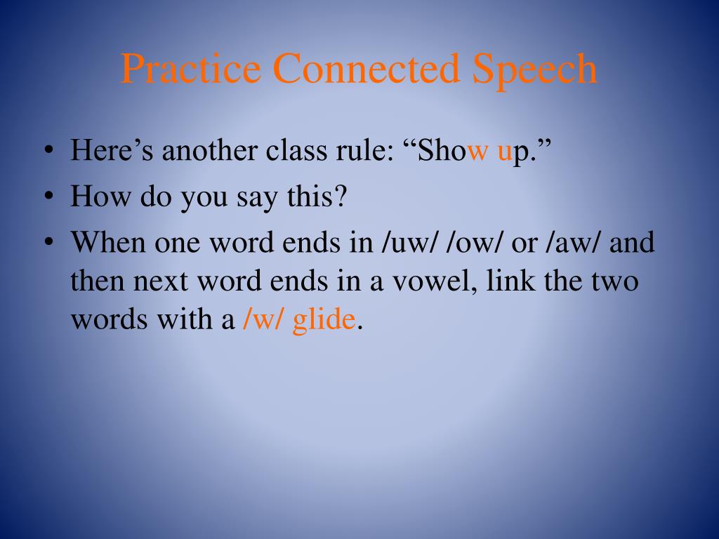 PPT Connected Speech PowerPoint Presentation, free download ID2584667