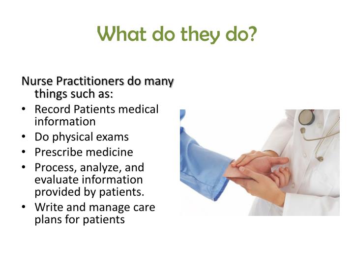 PPT Nurse Practitioner PowerPoint Presentation ID2585219