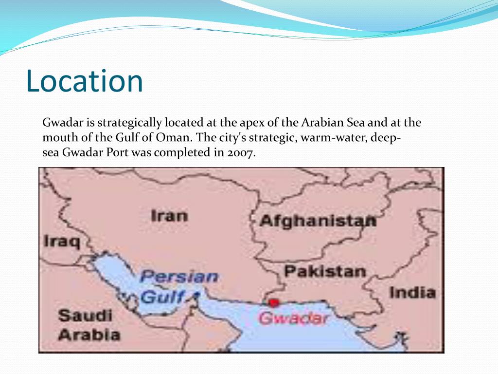PPT Gwadar PowerPoint Presentation, free download ID2586624