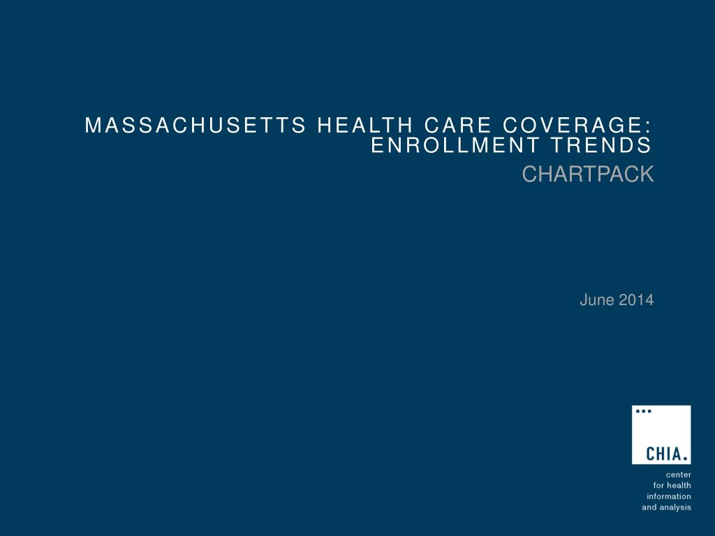 PPT Massachusetts Health Care Coverage Enrollment Trends PowerPoint
