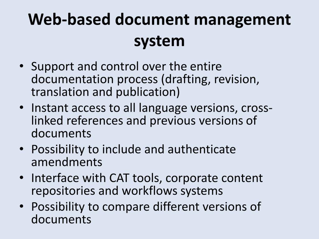 PPT Structured Documentation Management (Smart Documents for Open