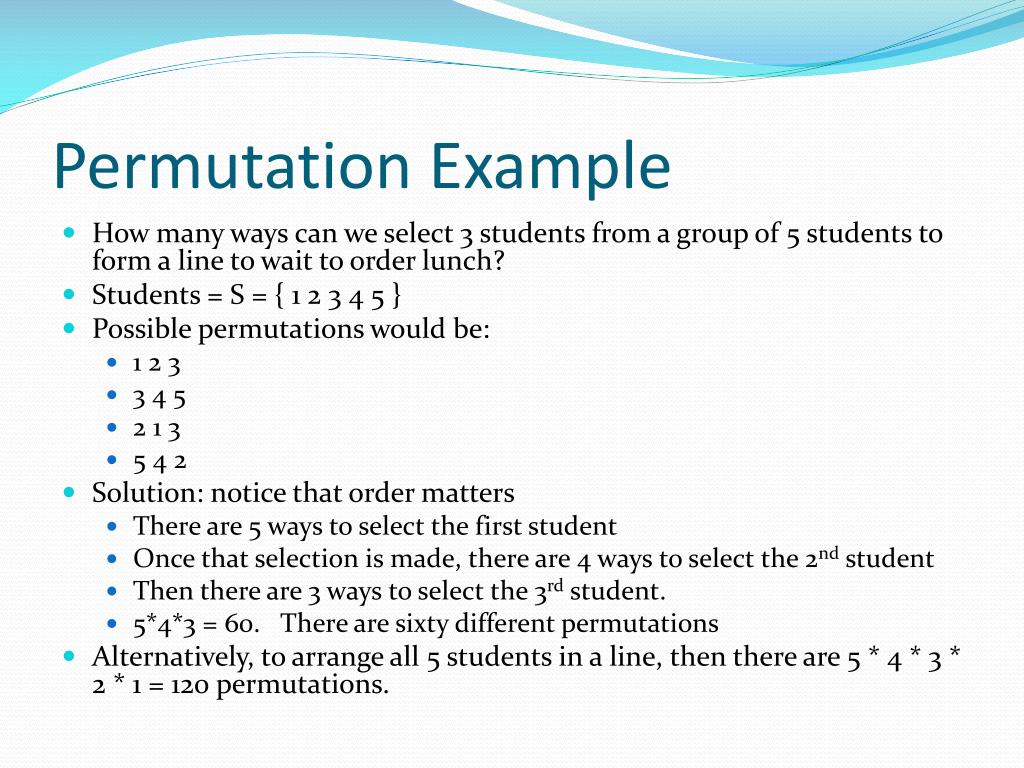 PPT Permutations and Combinations PowerPoint Presentation, free download ID2595284