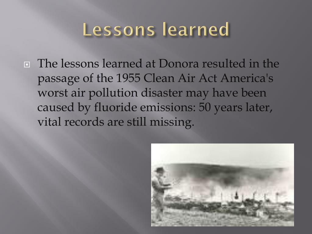 PPT The Donora fluoride fog PowerPoint Presentation, free download