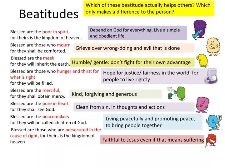 The Meaning Of The 8 Beatitudes: May Surprise You