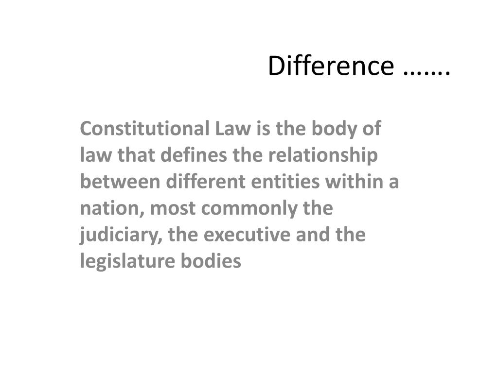PPT Constitutional and Administrative Law (MPA402) PowerPoint