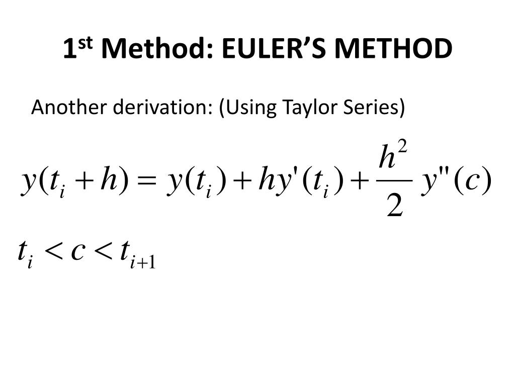 PPT MATH 175 Numerical Analysis II PowerPoint Presentation, free