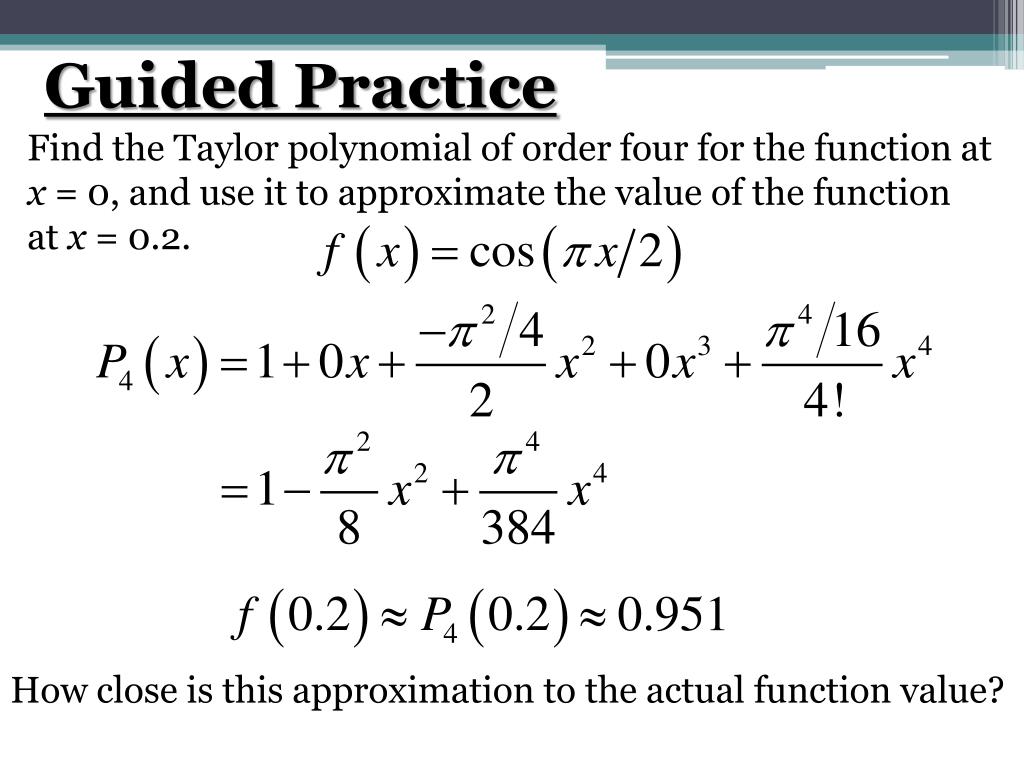 PPT Taylor’s Theorem PowerPoint Presentation, free download ID2600160