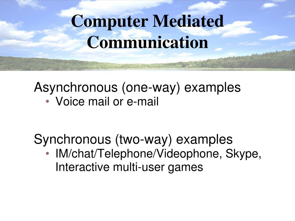 PPT Computer Mediated Communication Prelab Lecture Slides