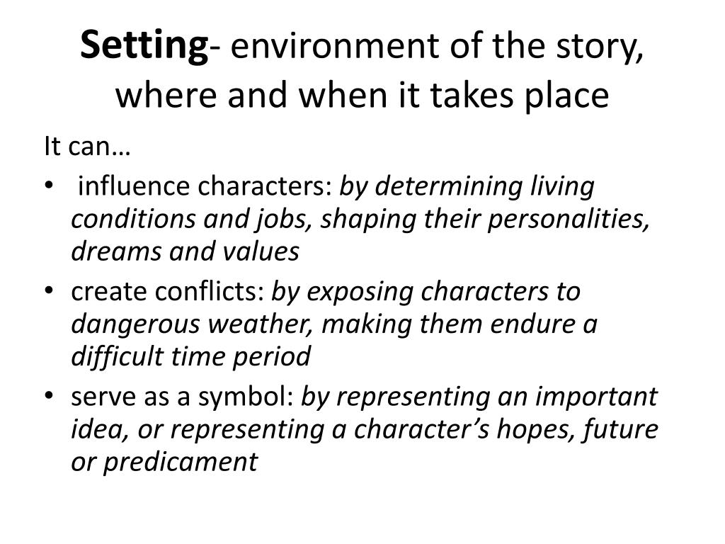 PPT Setting, Mood and Imagery PowerPoint Presentation, free download