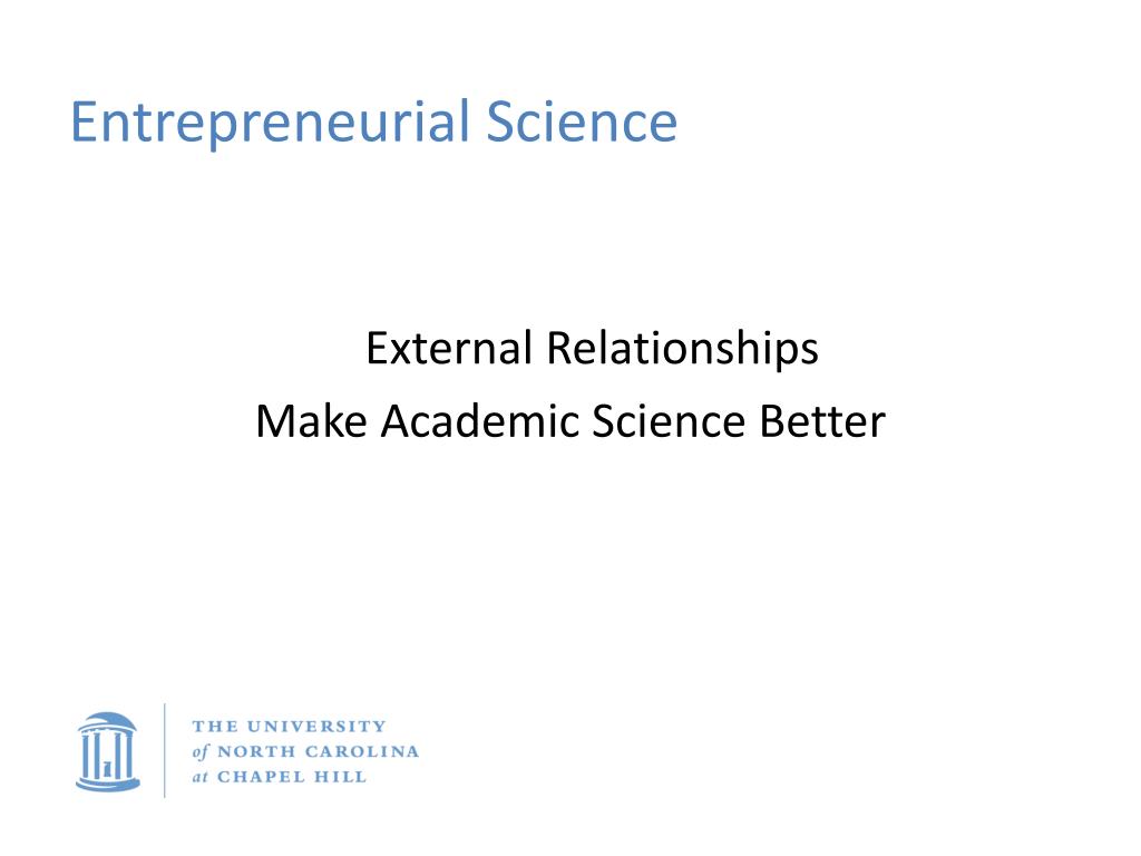 PPT Engines of Innovation — The Entrepreneurial University in the 21