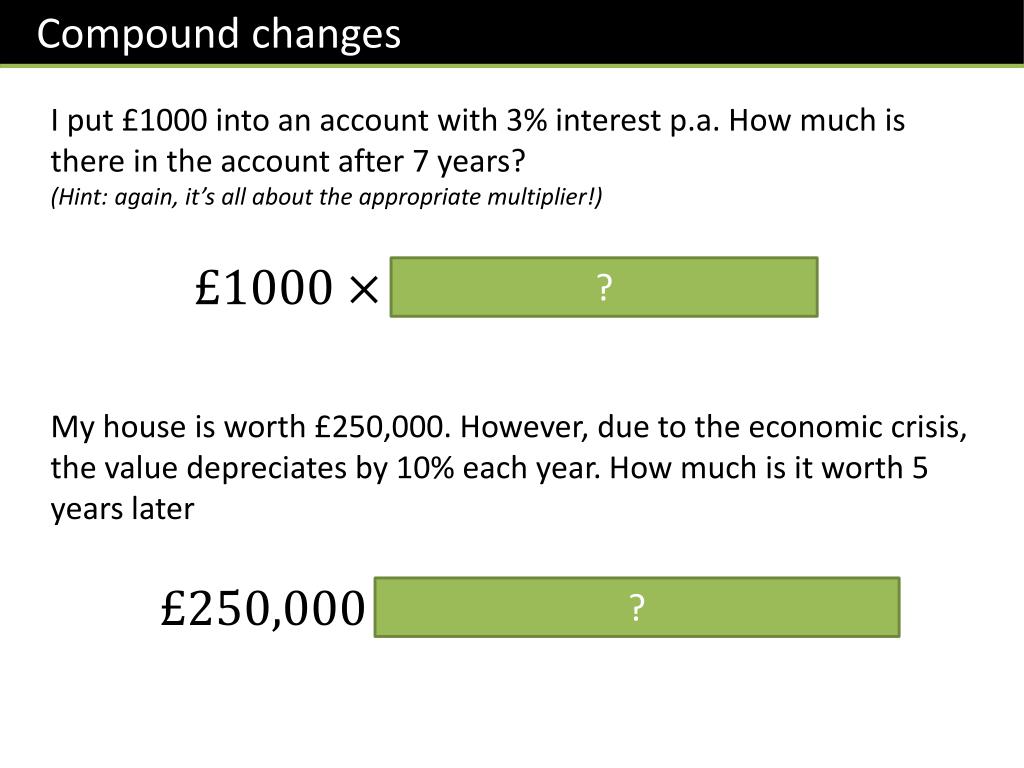 PPT GCSE Fractions & Percentages PowerPoint Presentation ID2603413