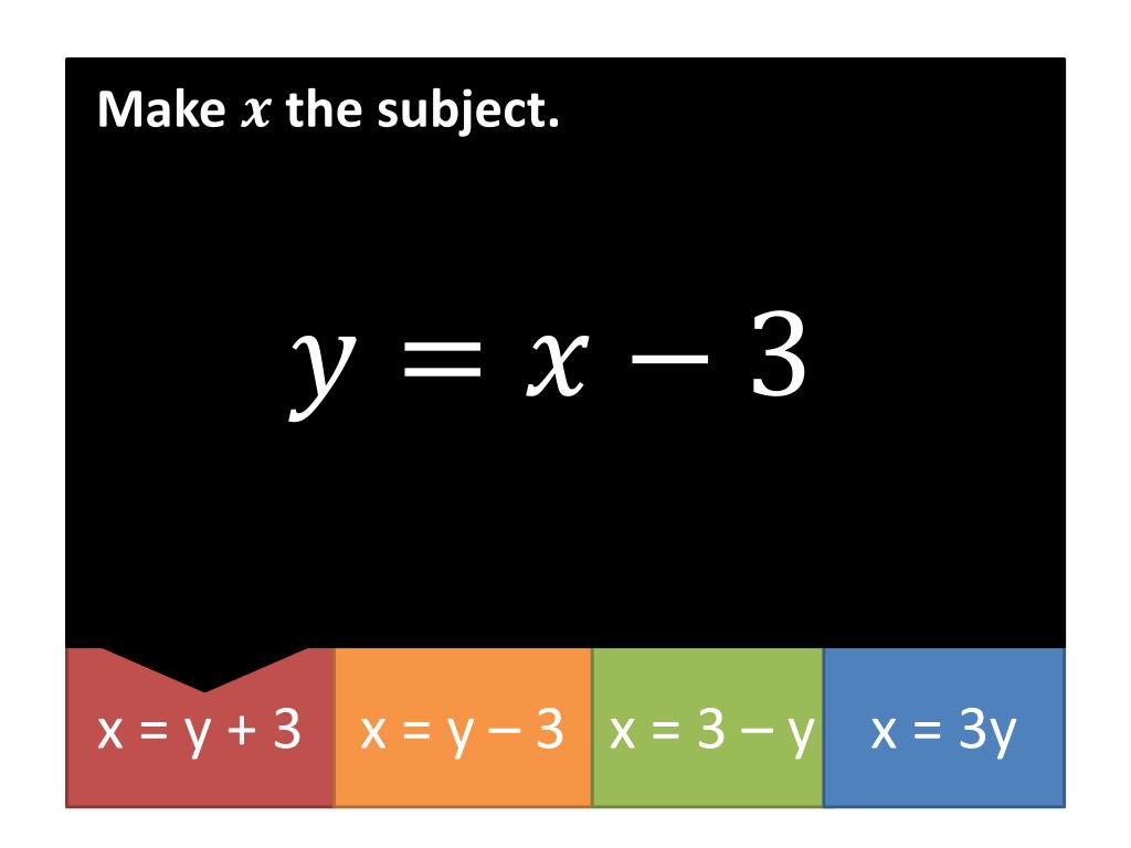 PPT Year 8 Changing the Subject PowerPoint Presentation, free