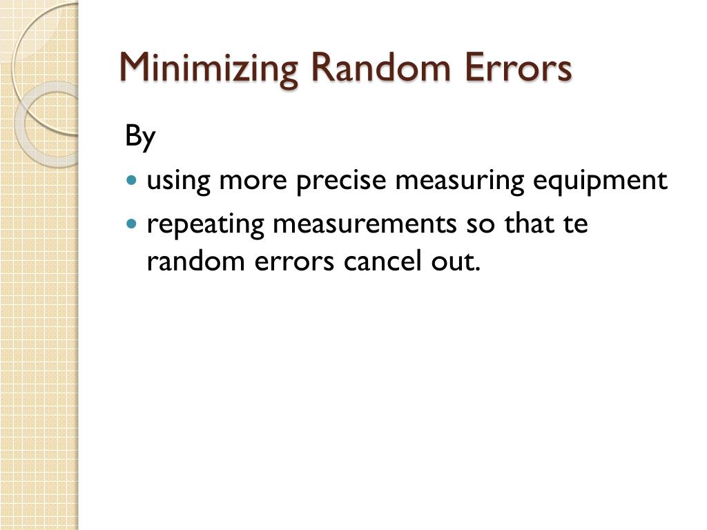 PPT Uncertainty & Errors in Measurement PowerPoint Presentation ID