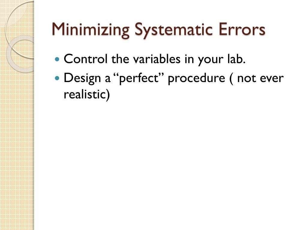 PPT Uncertainty & Errors in Measurement PowerPoint Presentation ID