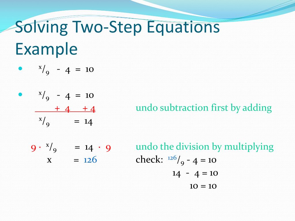 PPT - Unit 7: Two-Step Equations and Inequalities PowerPoint