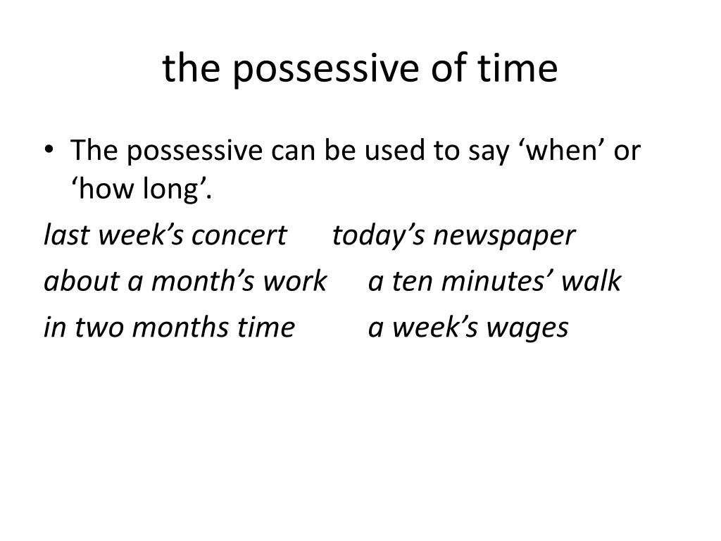 PPT possessive form and of PowerPoint Presentation, free download