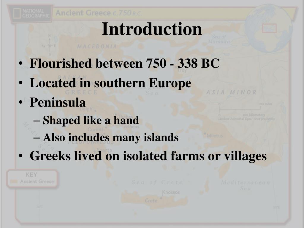 PPT Ch 25 Geography and the Settlement of Greece PowerPoint