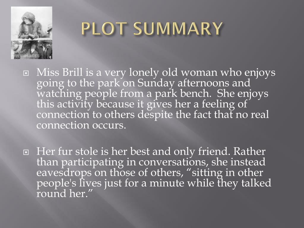 PPT Miss Brill PowerPoint Presentation, free download ID2611809