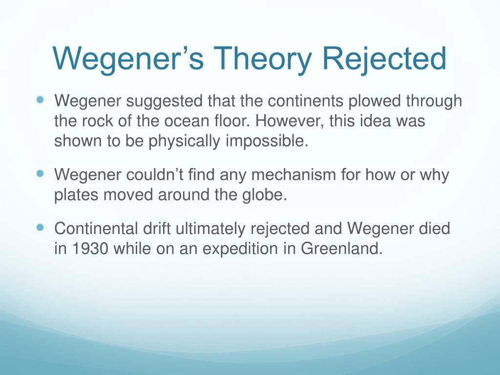 PPT Continental Drift to Plate Tectonics and Earth’s Structure