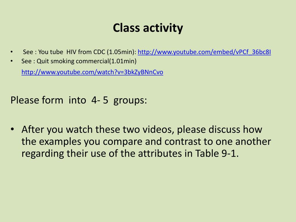PPT Week 7 Part 1 Health Communication Theory Chapter 9 and NCI