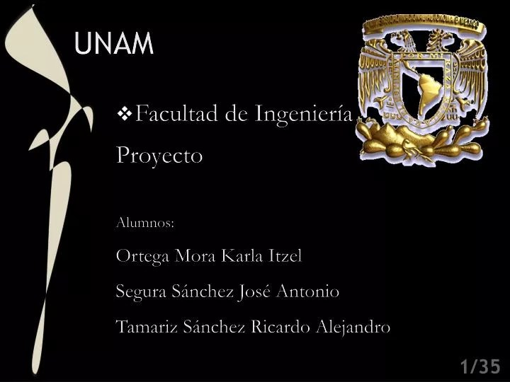 PPT UNAM PowerPoint Presentation, free download ID2624439