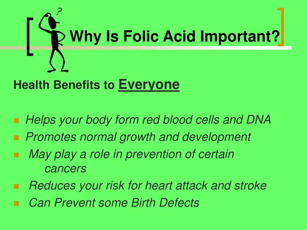 PPT Folic Acid A “B” Vitamin for a Healthier YOU ! PowerPoint
