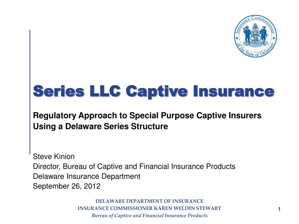 PPT Series LLC Captive Insurance PowerPoint Presentation, free
