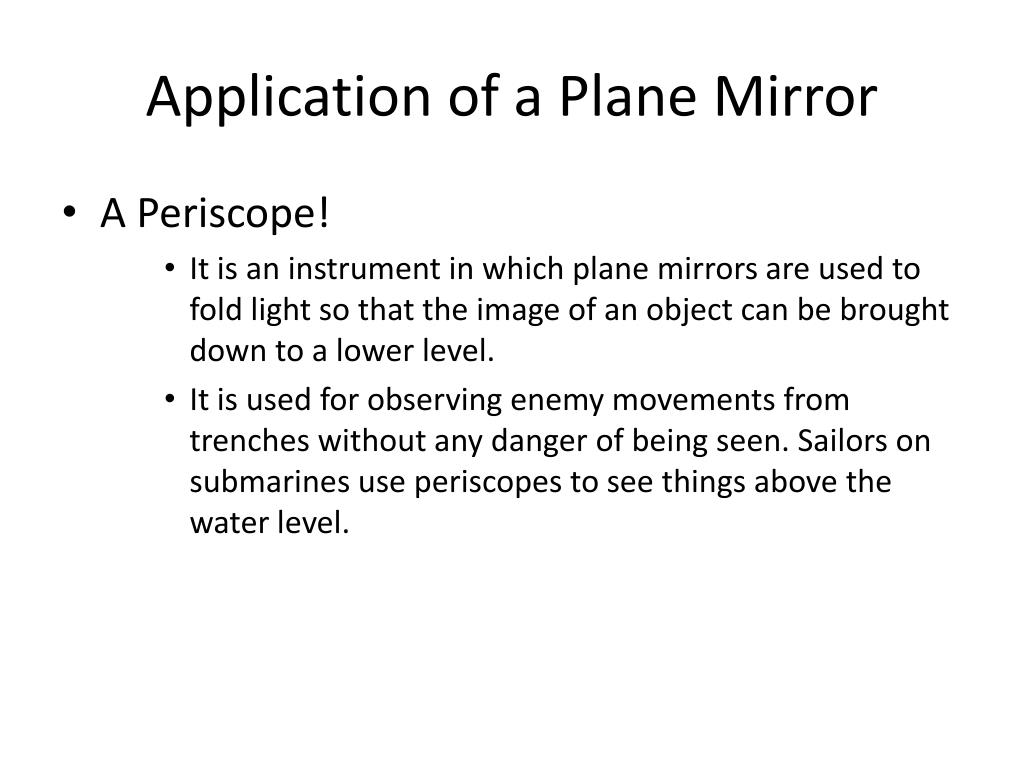 PPT Plane Mirrors PowerPoint Presentation, free download ID2626889