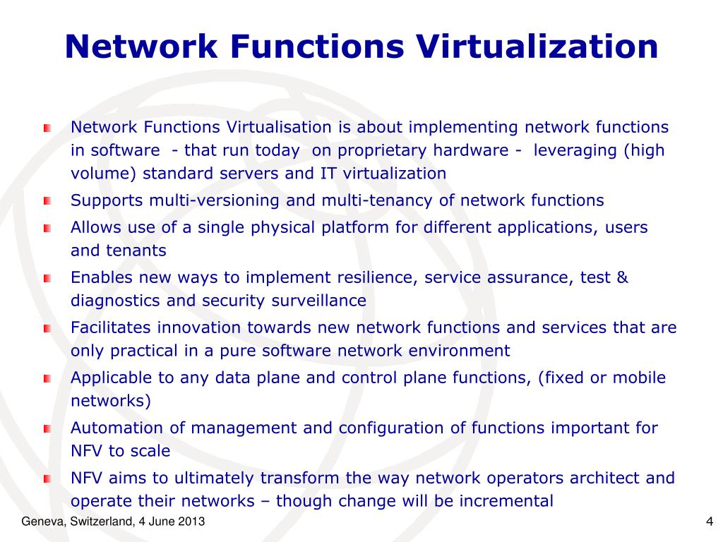 PPT DEFINING NFV NFV Network Function Virtualization PowerPoint