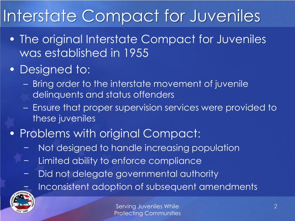PPT Interstate Compact for Juveniles PowerPoint Presentation, free