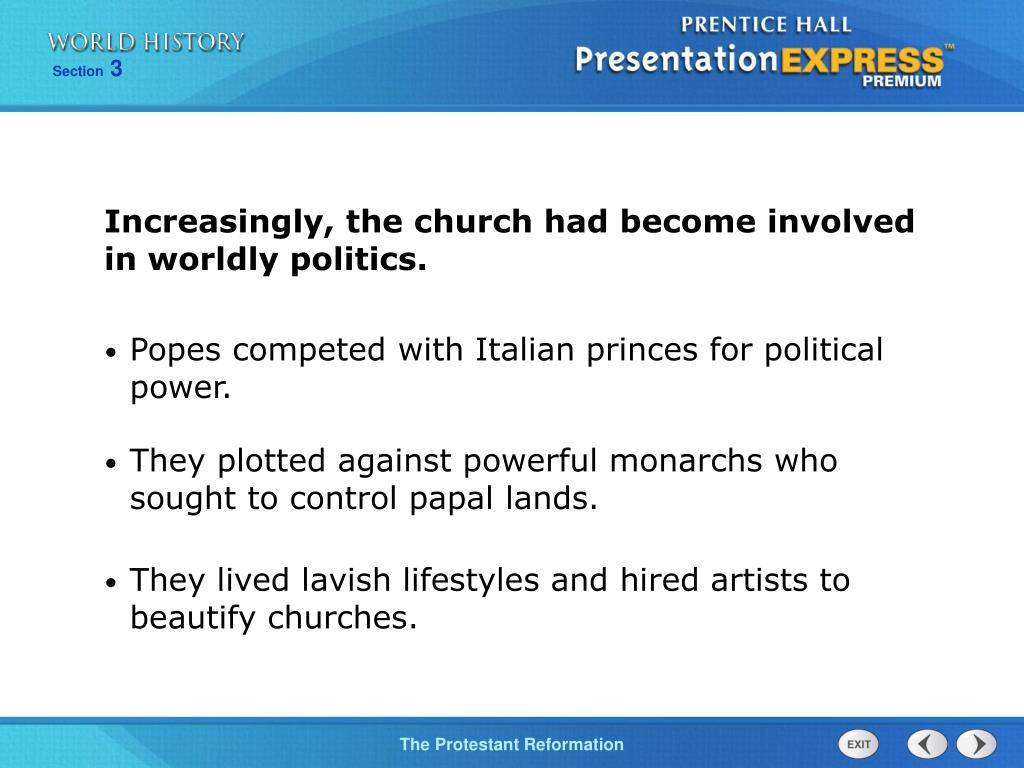 PPT Summarize the factors that encouraged the Protestant Reformation