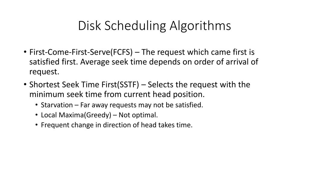 PPT Disk Scheduling PowerPoint Presentation, free download ID2637648