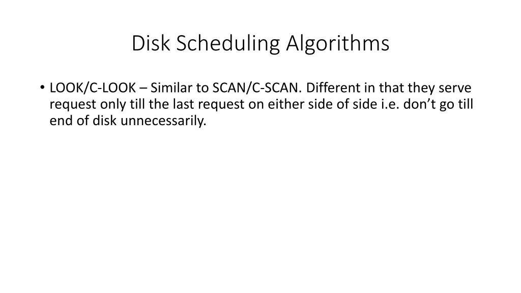 PPT Disk Scheduling PowerPoint Presentation, free download ID2637648
