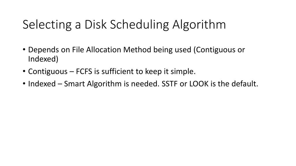 PPT Disk Scheduling PowerPoint Presentation, free download ID2637648